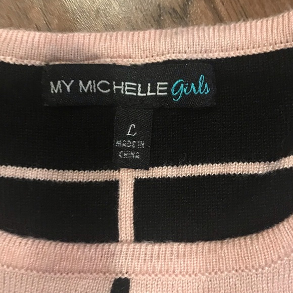 Pink and Black Plaid Swing Dress - Picture 3 of 3